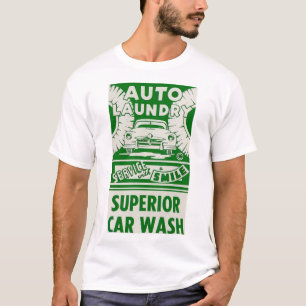 Auto-waswas voor 1950-auto t-shirt