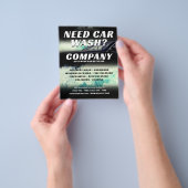 Auto waterspat automotive  flyer (Hand)