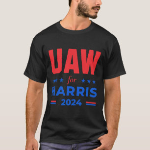 Auto-werknemers voor Harris 2024 UAW Red Strike Ka T-shirt