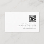 Auto Window Tinting, rode auto, QR-code genereren Visitekaartje (Achterkant)