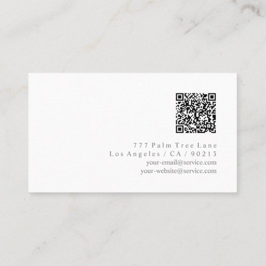 Auto Window Tinting, rode auto, QR-code genereren Visitekaartje (Achterkant)