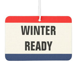 Auto Winter Ready Promo Signaal Luchtverfrisser