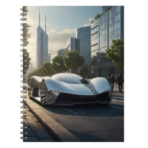 Auto Wow! Futuristische auto 03 Notitieboek