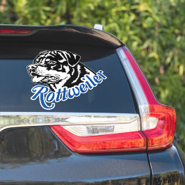 Autoaufkleber Aufkleber Rottweiler Rüde Kopf Sticker