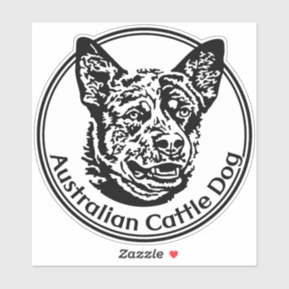 Autoaufkleber Cattle Dog Sticker
