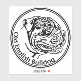 Autoaufkleber Old English Bulldog  Sticker