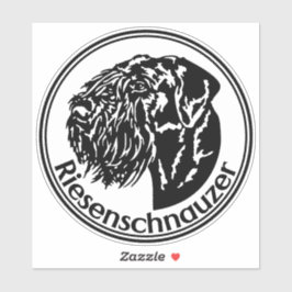 Autoaufkleber Riesenschnauzer Sticker