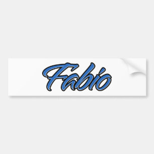 Autoaufkleber Sticker bleu Fabio Nom bleu