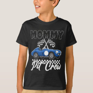 Autobaan verjaardagsfeestje racing familie mama pi t-shirt