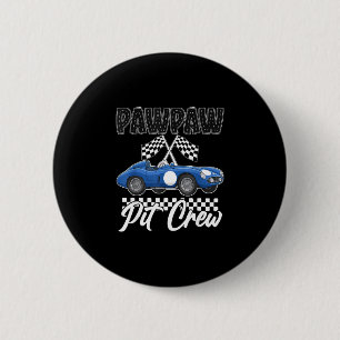 Autobaan verjaardagsfeestje racing familie pawpaw ronde button 5,7 cm