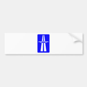 Autobahn Sign Bumpersticker