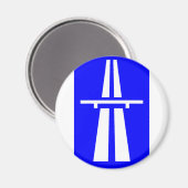 Autobahn Sign Magneet (Voorkant / Achterkant)