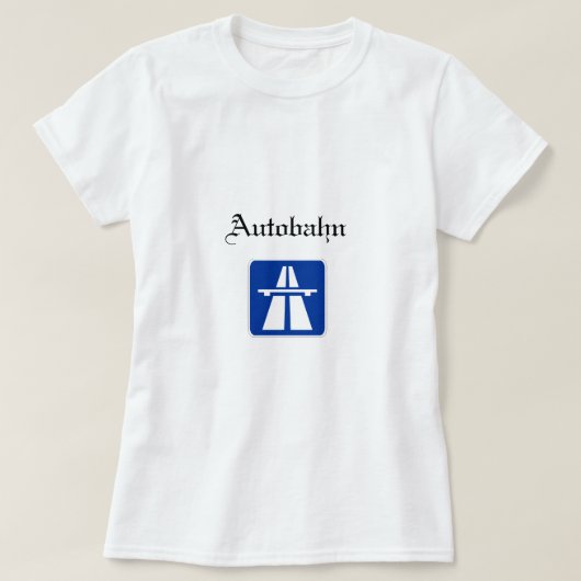 Autobahn Womens T-shirt (Design voorkant)