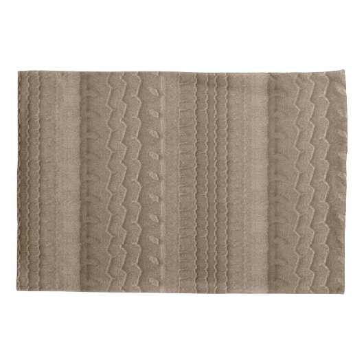 Autobanden op het strand Golden Brown Kussensloop (Achterkant)