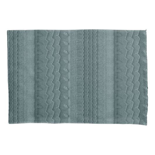 Autobandsporen op Blauwgroen blauw strand Kussensloop (Voorkant)