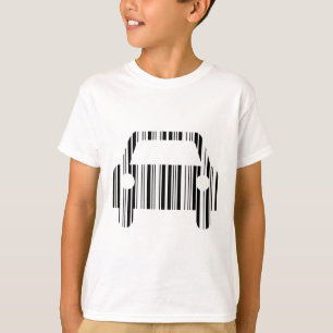 AUTOBARCODE Auto Barcode Patroon Ontwerp T-shirt