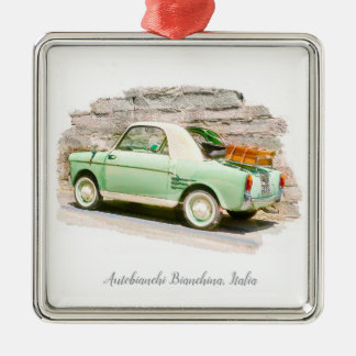 Autobianchi Bianchina | Miniauto uit Italië Metalen Ornament