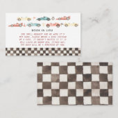 Autoboek in plaats van visitekaartje (Voorkant / Achterkant)