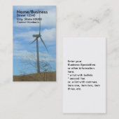 Autobus. Carte - turbine de vent (Devant / Derrière)