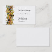 Autobus de remous de merlans jaunes. carte (Devant / Derrière)