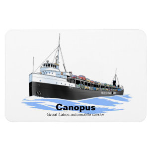 Autobus met grote meren Canopus Magneet
