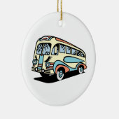 autobus retro keramisch ornament (Rechts)