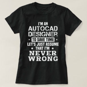 AutoCAD Designer T-shirt