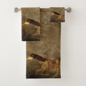 Autochtone américain des chevaux et chasseur de rê (En situation)