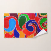 Autochtone australien Dreamtime Arc-en-ciel (Serviette à main)