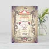 autocircus kaart (Staand voorkant)