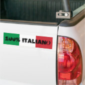 Autocollant 100% Italiano Bumper (Sur camion)