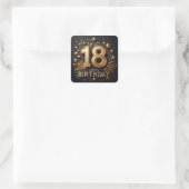 Autocollant 18e anniversaire (Sac)