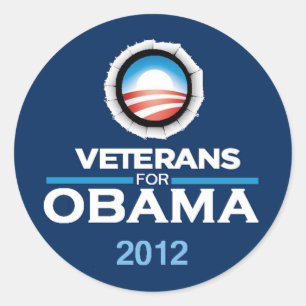 Autocollant 2012 d'Obama