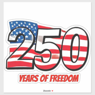 Autocollant 250e anniversaire des États-Unis | 250