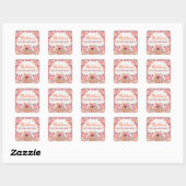 Autocollant 2e anniversaire Little Pumpkin Boho Fl (Feuille)