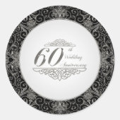 Autocollant 60e anniversaire de mariage (Devant)