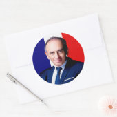 Autocollant 7.6 cm,  Zemmour Président 2022 (Enveloppe)