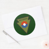 Autocollant 9th Inf Div Recondos (Enveloppe)