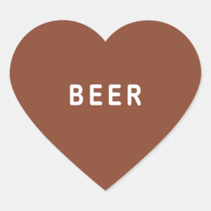 Autocollant à bière amusant