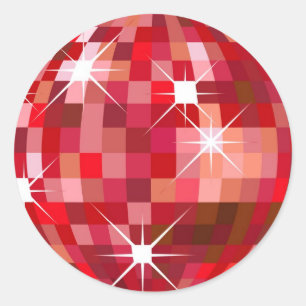 autocollant à bille disco