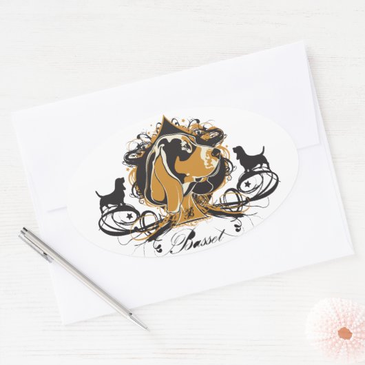 Autocollant à bille urbaine fleurie (Enveloppe)