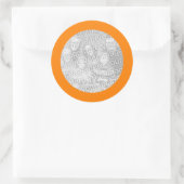 Autocollant à cadre orange (Sac)