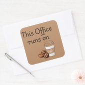 Autocollant à café (Enveloppe)