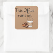 Autocollant à café (Sac)