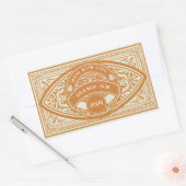 Autocollant à canne Étiquette vintage Retro (Enveloppe)