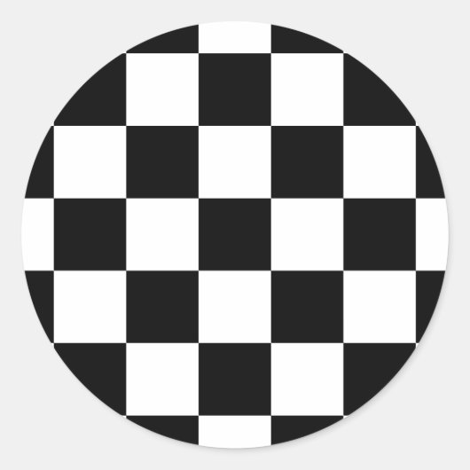Autocollant à carreaux (Devant)