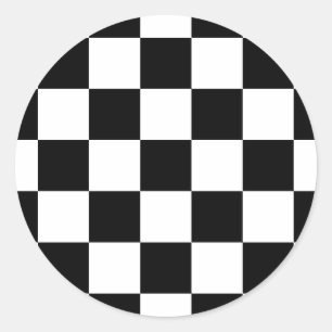 Autocollant à carreaux