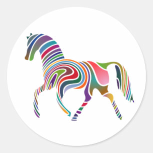 Autocollant à cheval Imaginaire