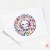 Autocollant à chiot mignon (Enveloppe)