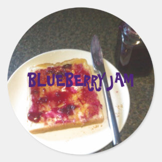 Autocollant à confiture BlueBerry